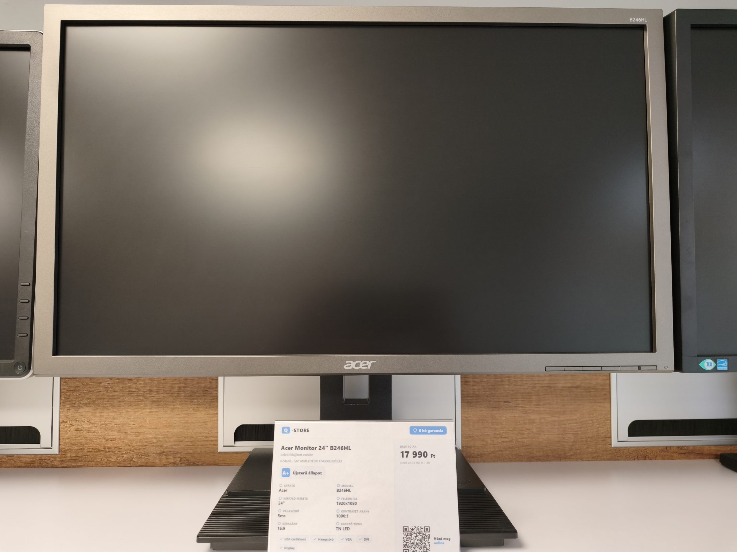 Acer Monitor 24" B246HL